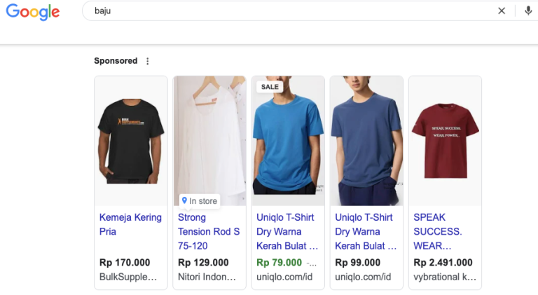 gambar google shopping ads
