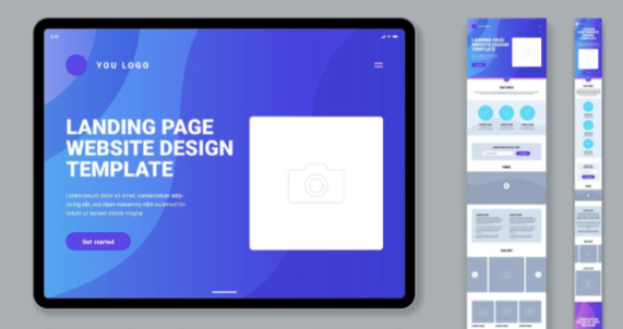 landing page